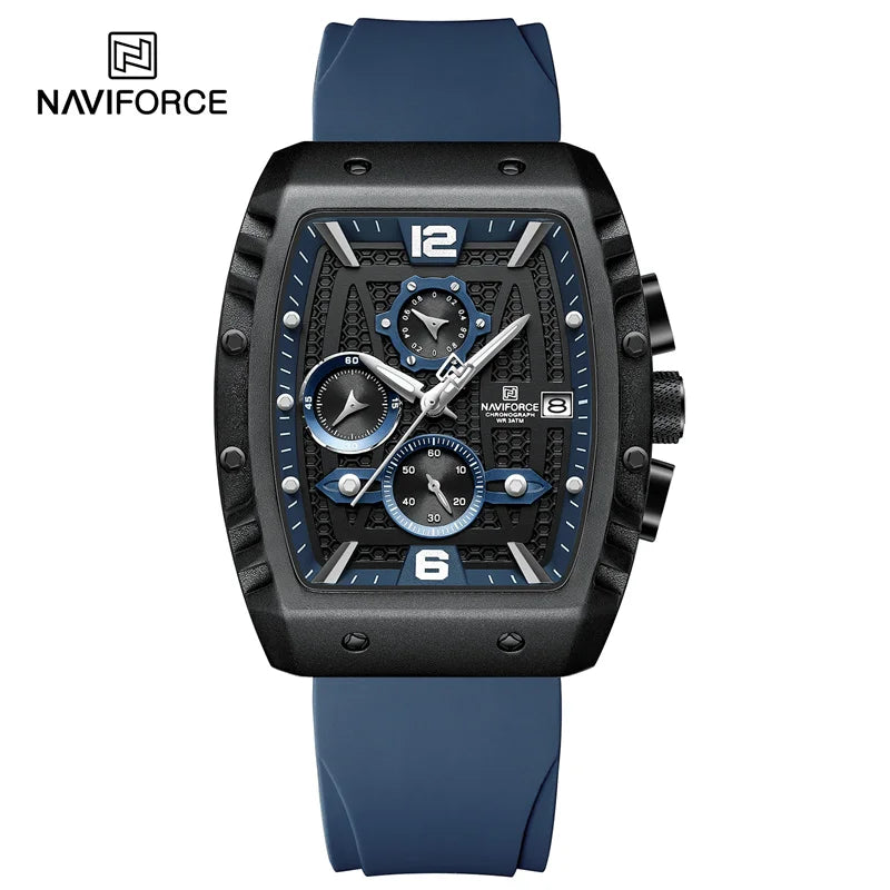 NAVIFORCE Men's Luxury Watch Waterproof Military Clock Chronograph