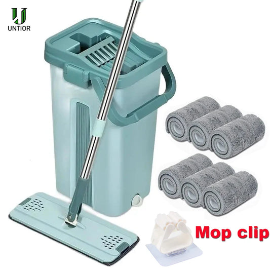 Hands-Free Flat Squeeze Mop