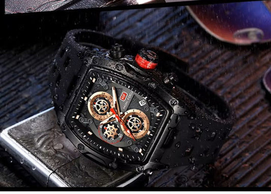 MINI FOCUS 0473 G Classic OEM Quartz Watch Waterproof Chronograph