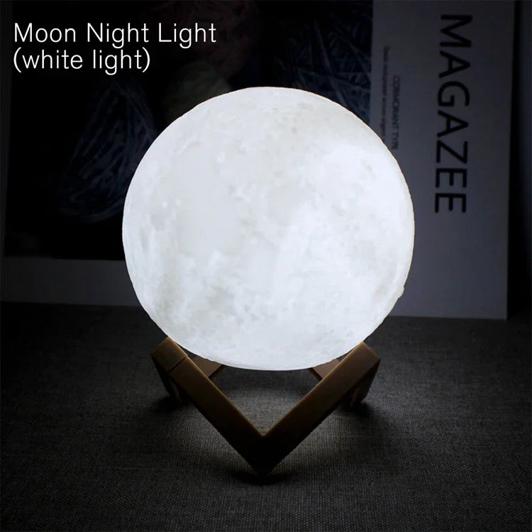 Galaxy Moon Night Light
